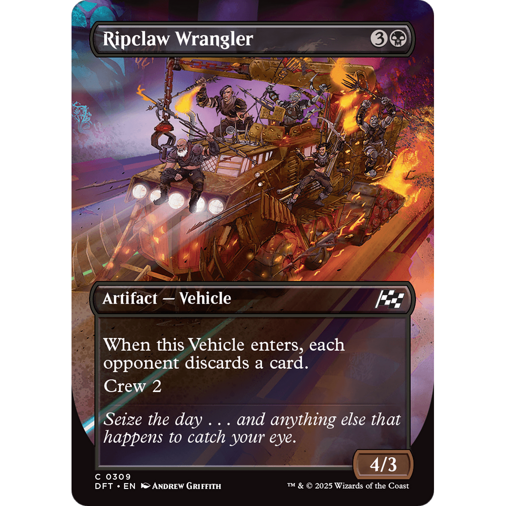 Ripclaw Wrangler (DFT-309) - Aetherdrift (Borderless) Foil