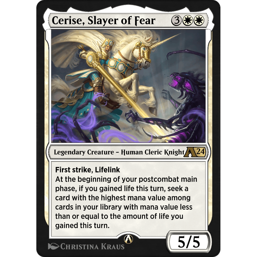 Cerise, Slayer of Fear (YWOE-001) - Alchemy: Wilds of Eldraine