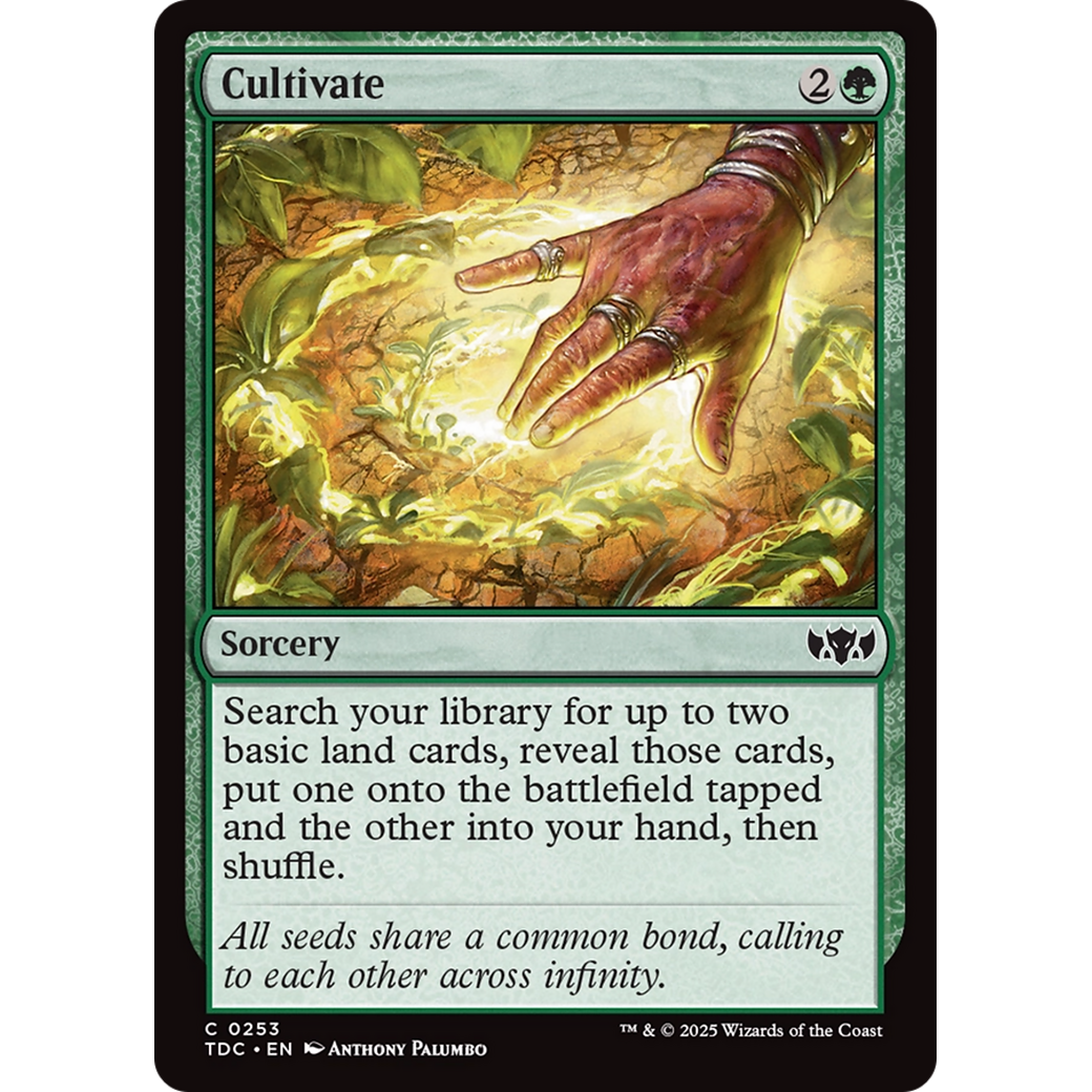 Cultivate (TDC-253) - Commander: Tarkir: Dragonstorm