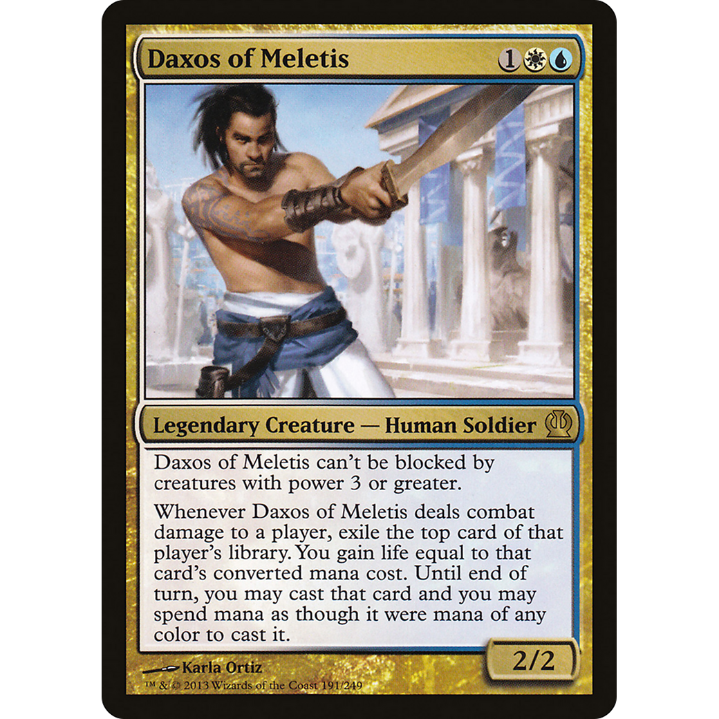Daxos of Meletis (THS-191) - Theros Foil