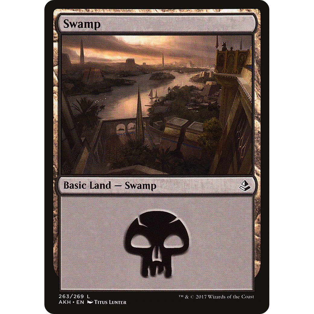Swamp (263) (AKH-263) - Amonkhet Foil