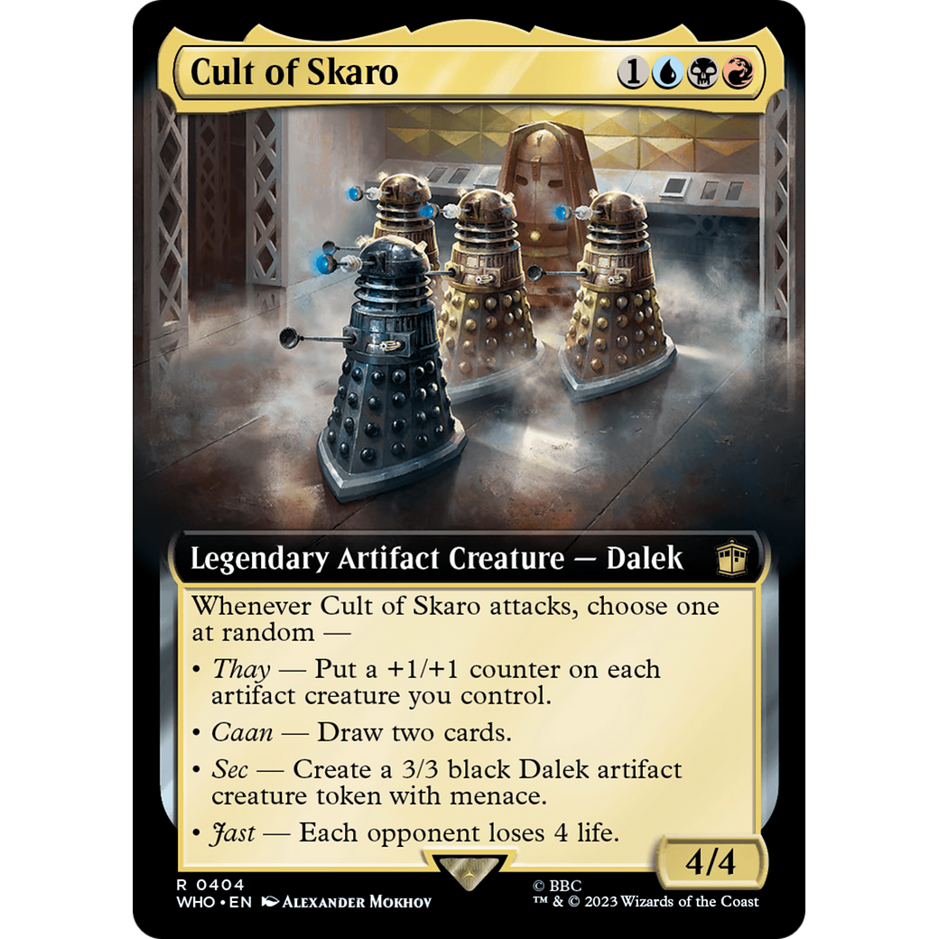 Cult of Skaro (Extended Art) (WHO-404) - Doctor Who: (Extended Art) Foil