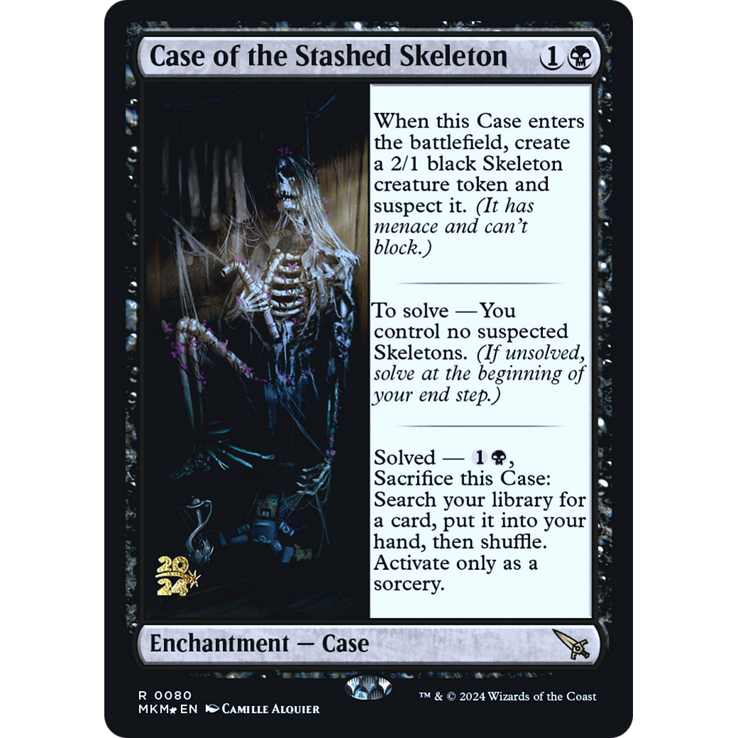 Case of the Stashed Skeleton (PRE-80S) - Murders at Karlov Manor Promos Foil