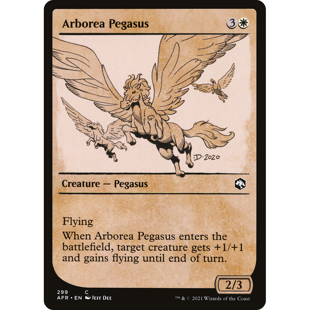 Arborea Pegasus (Showcase) (AFR-299) - Adventures in the Forgotten Realms: (Showcase) Foil