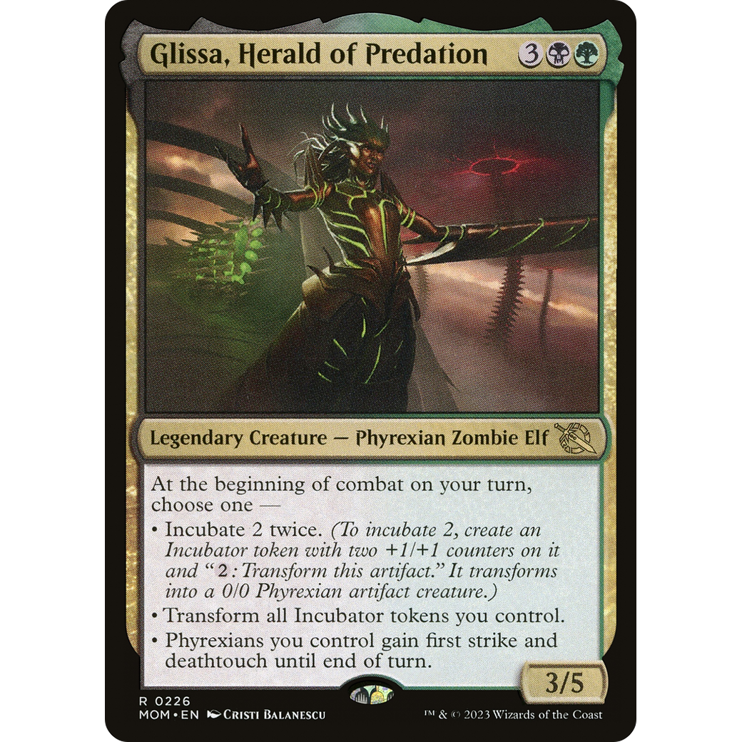 Glissa, Herald of Predation (MOM-226) - March of the Machine