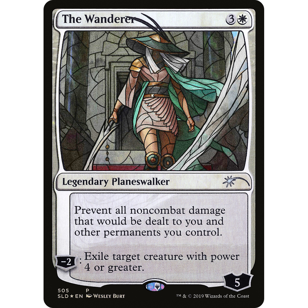 The Wanderer (Stained Glass) (SLD-505) - Secret Lair Drop Foil