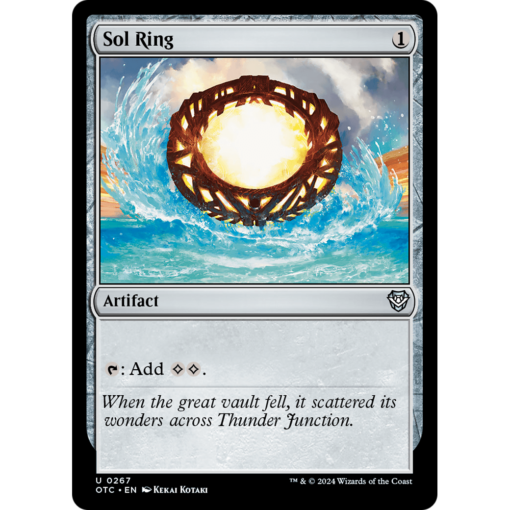 Sol Ring (OTC-267) - Outlaws of Thunder Junction Commander