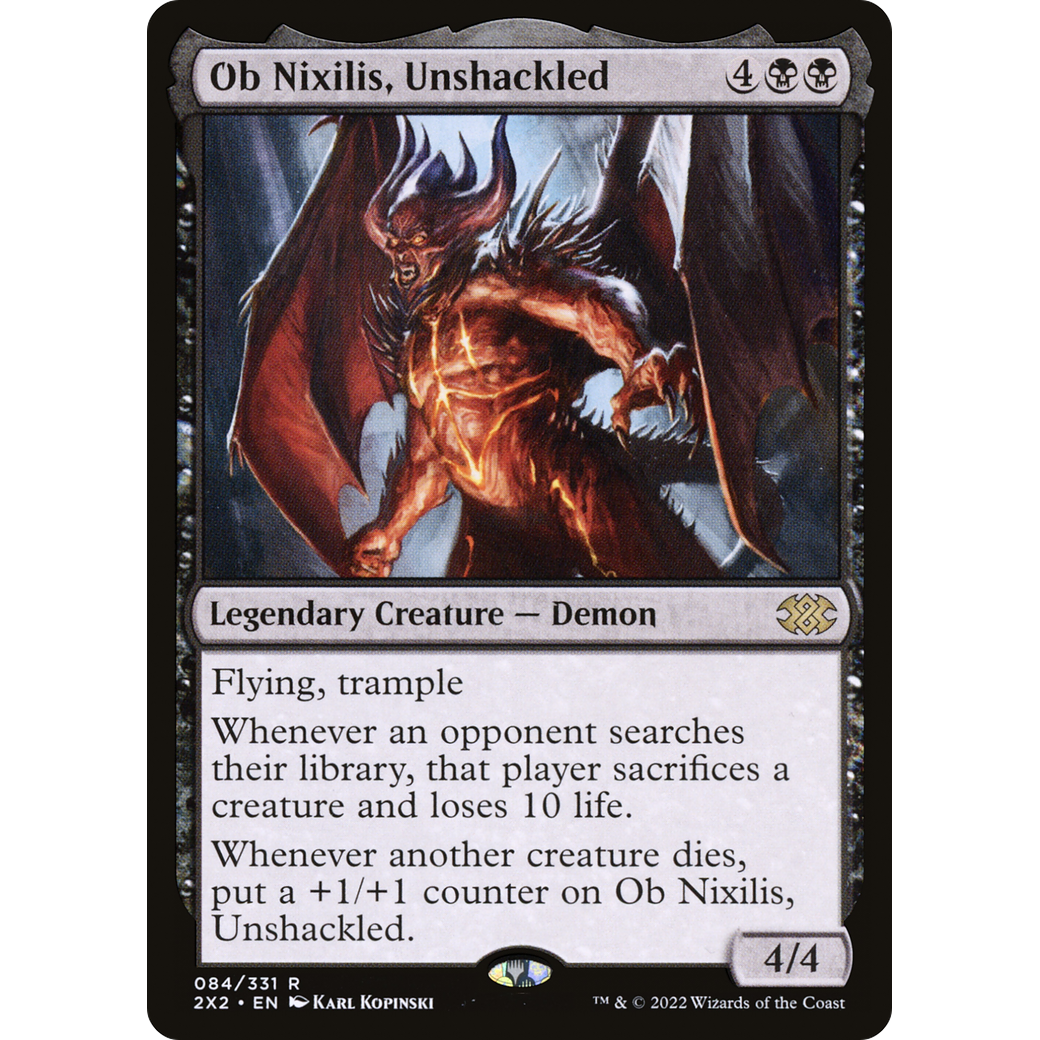 Ob Nixilis, Unshackled (2X2-084) - Double Masters 2022 Foil