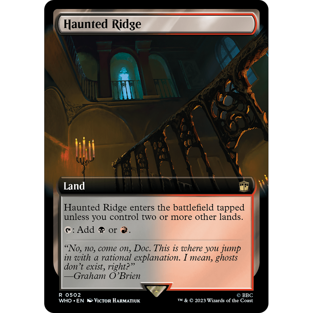 Haunted Ridge (Extended Art) (WHO-502) - Doctor Who: (Extended Art) Foil