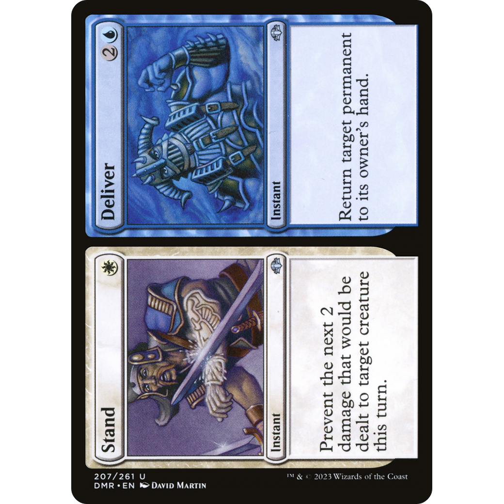 Stand // Deliver (DMR-207) - Dominaria Remastered
