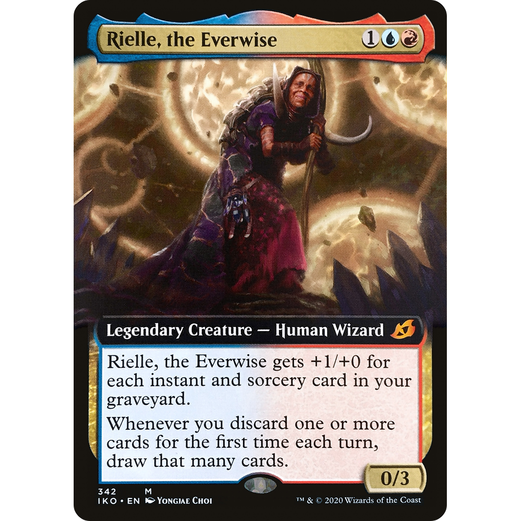 Rielle, the Everwise (Extended Art) (IKO-342) - Ikoria: Lair of Behemoths: (Extended Art) Foil