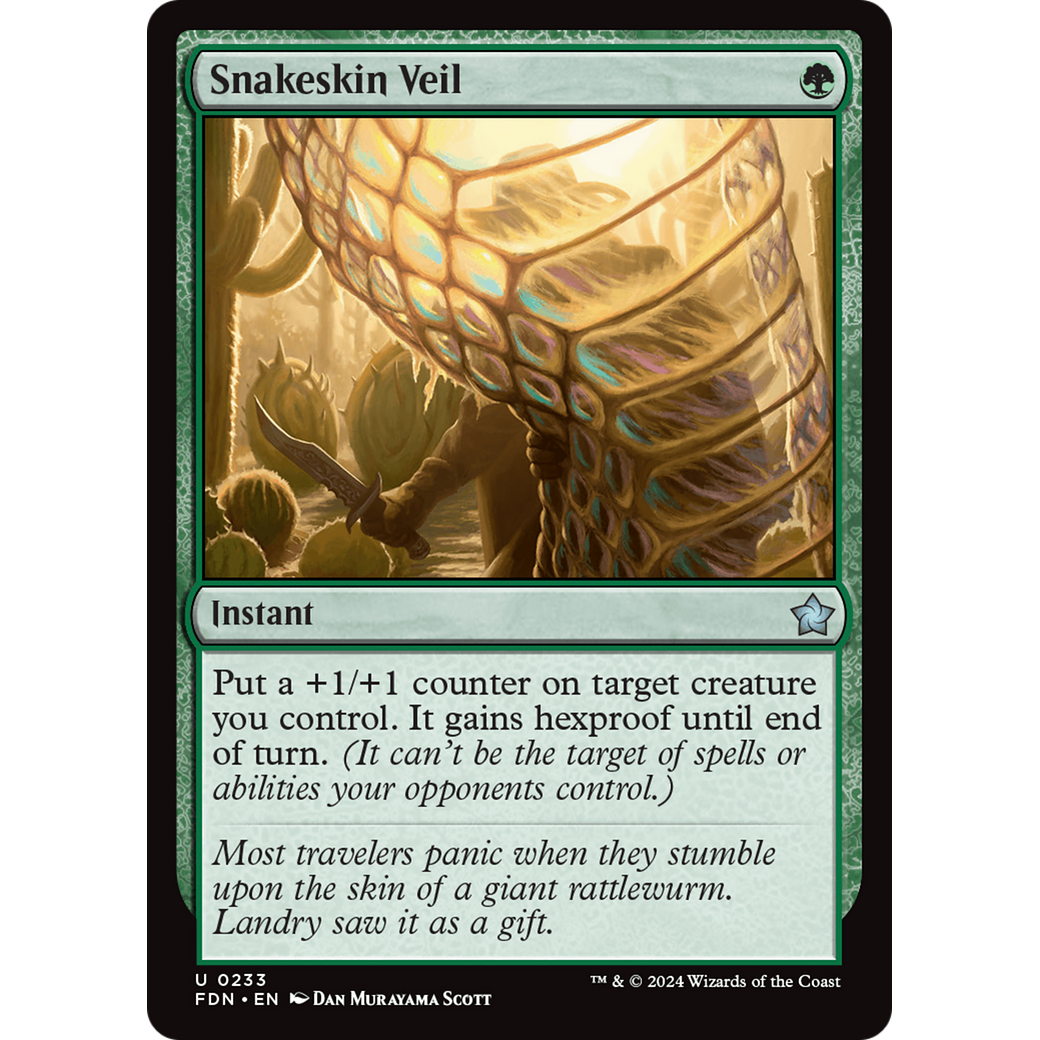 Snakeskin Veil (FDN-233) - Foundations