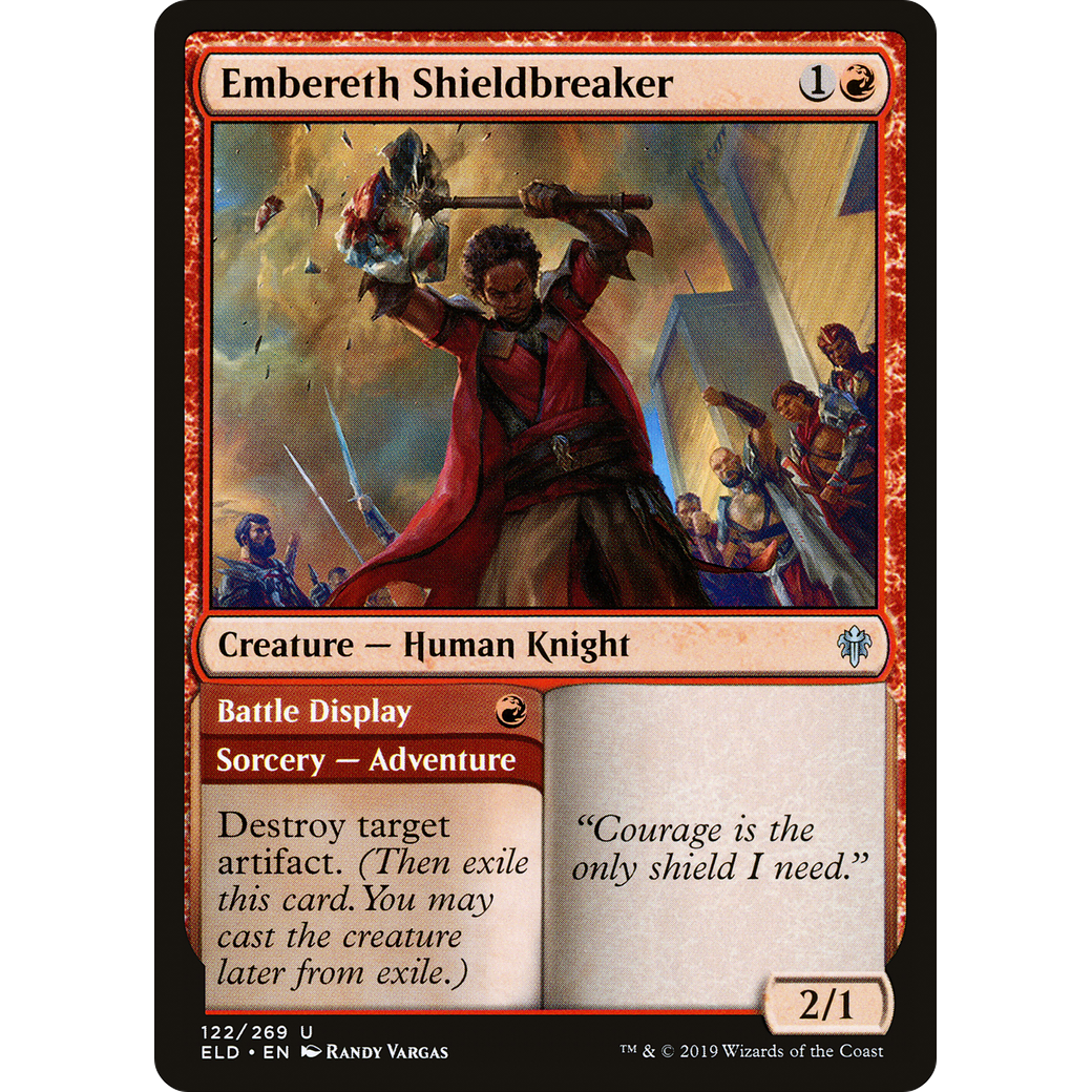 Embereth Shieldbreaker (ELD-122) - Throne of Eldraine