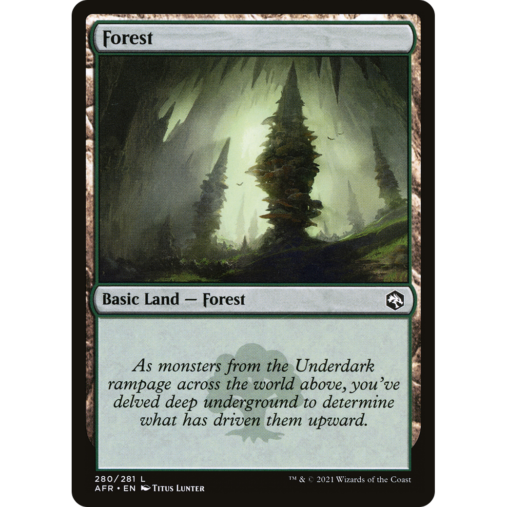 Forest (AFR-280) - Adventures in the Forgotten Realms Foil