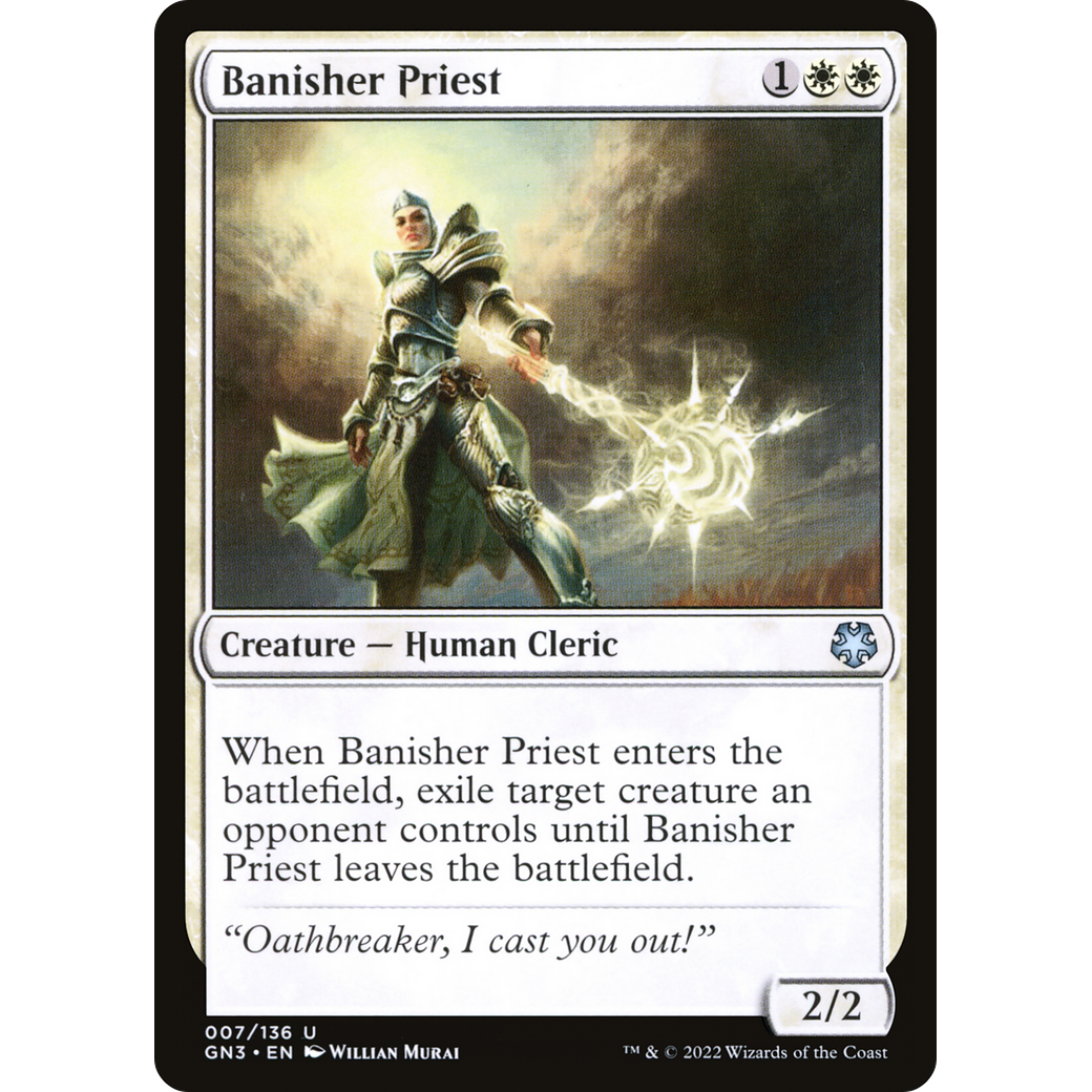 Banisher Priest (GN3-007) - Game Night: Free-for-All