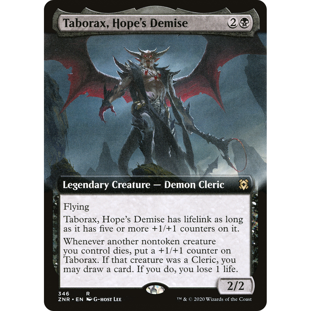 Taborax, Hope's Demise (Extended Art) (ZNR-346) - Zendikar Rising: (Extended Art)