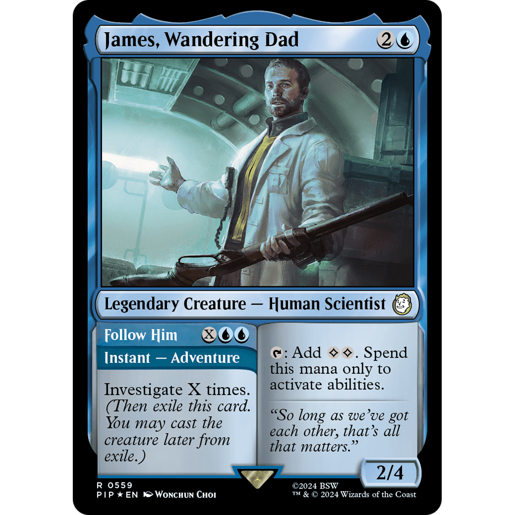 James, Wandering Dad // Follow Him (PIP-559) - Fallout Foil