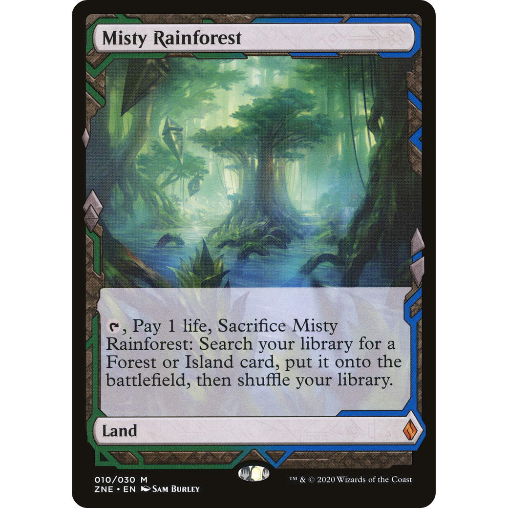 Misty Rainforest (ZNE-010) - Zendikar Rising Expeditions Foil