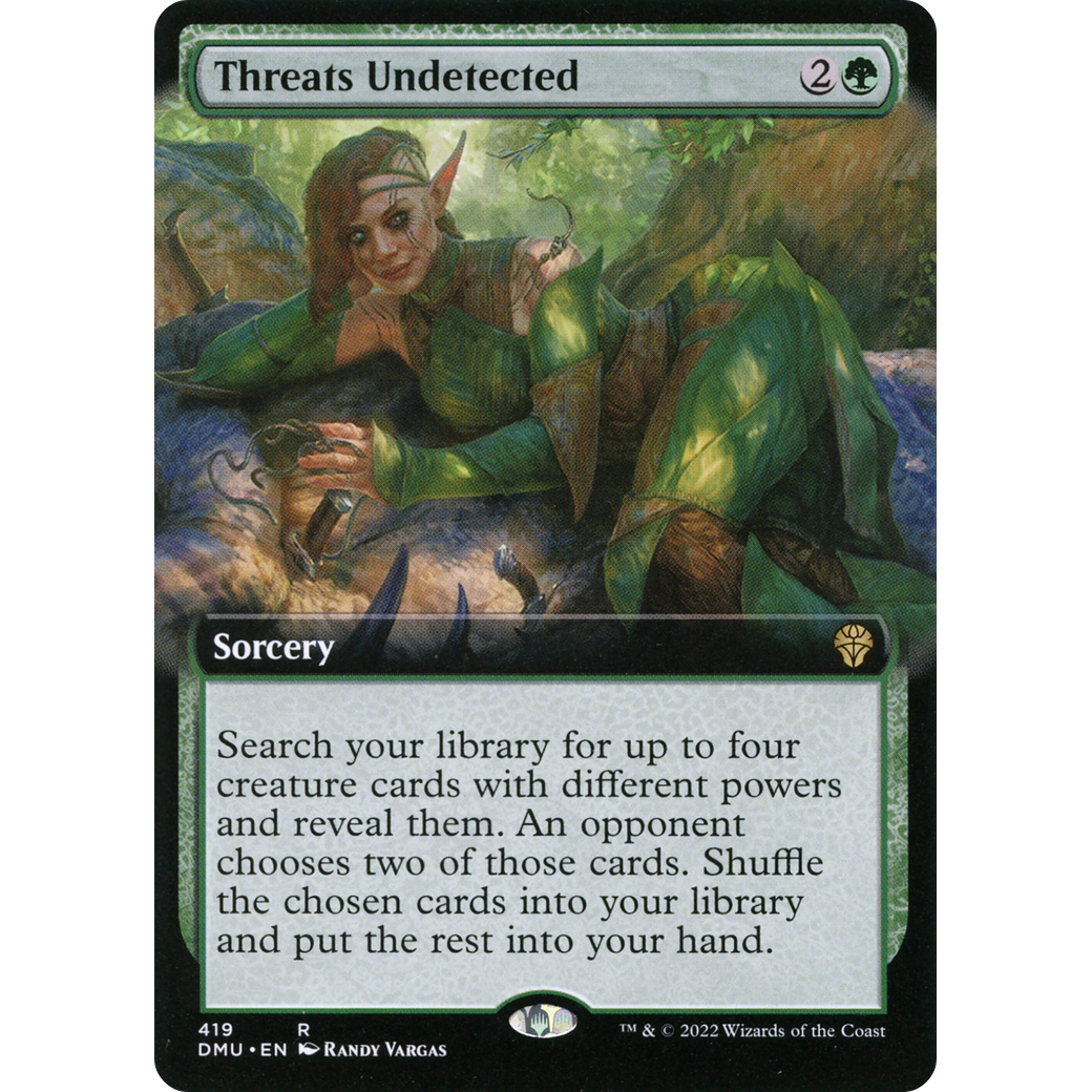 Threats Undetected (Extended Art) (DMU-419) - Dominaria United: (Extended Art)