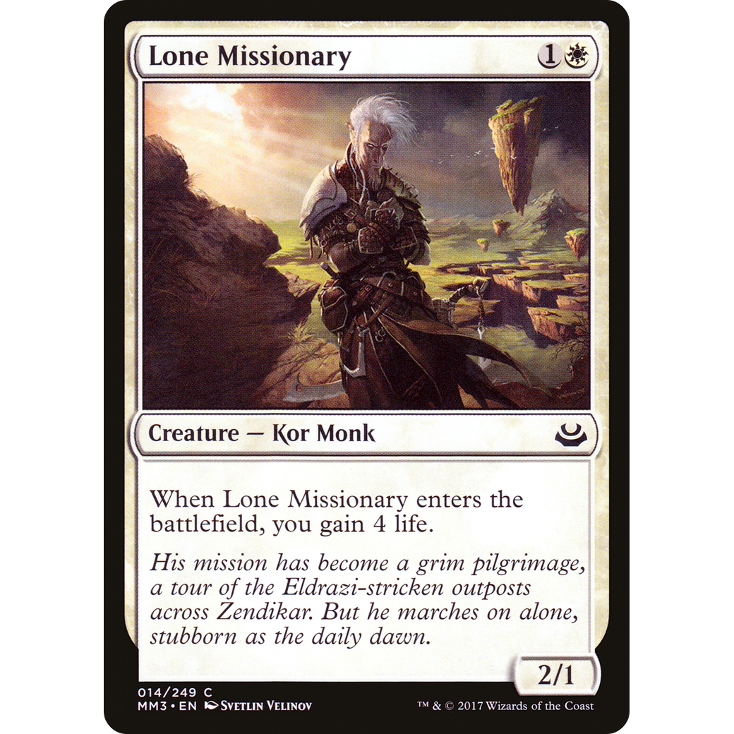 Lone Missionary (MM3-014) - Modern Masters 2017