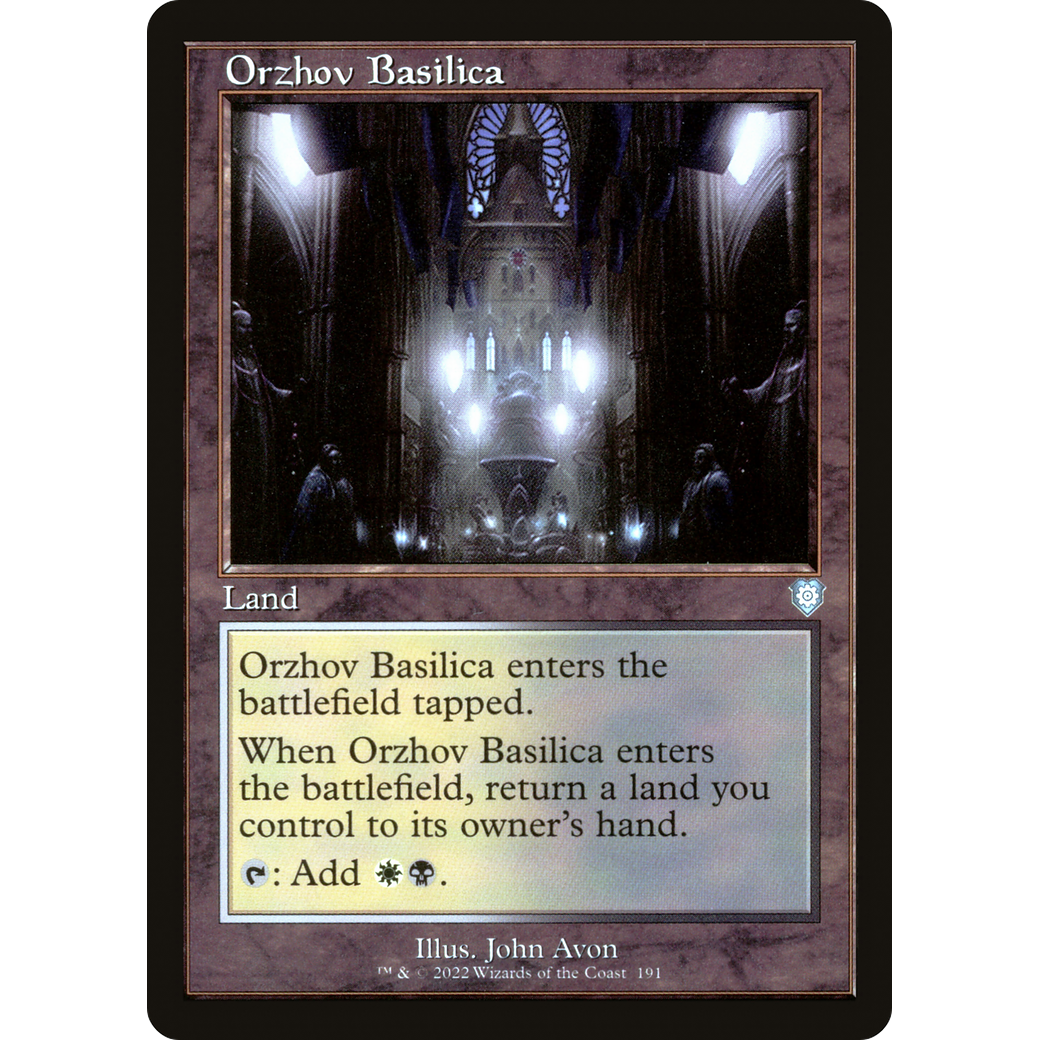 Orzhov Basilica (Retro Frame) (BRC-191) - The Brothers' War Commander