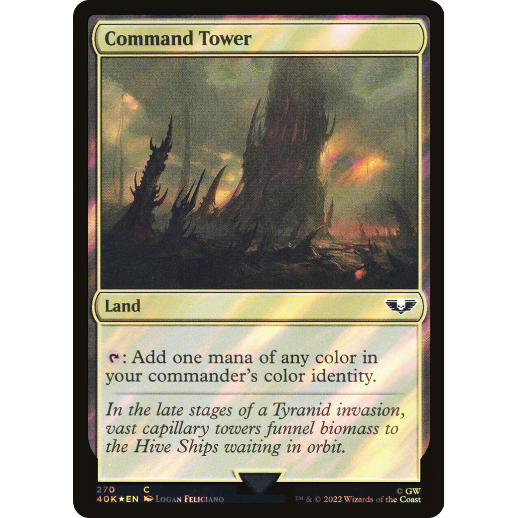 Command Tower (40K-270) - Warhammer 40,000 Commander Foil