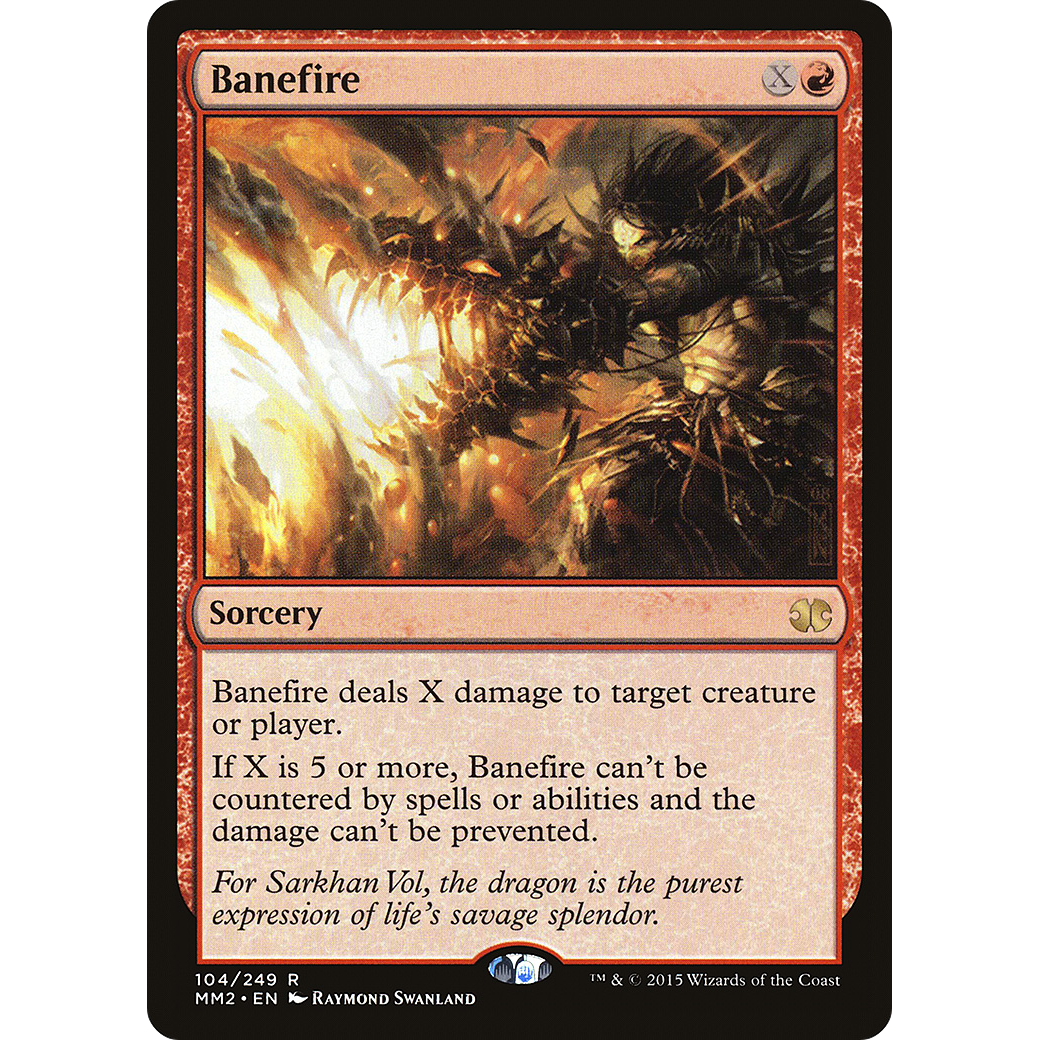 Banefire (MM2-104) - Modern Masters 2015 Foil