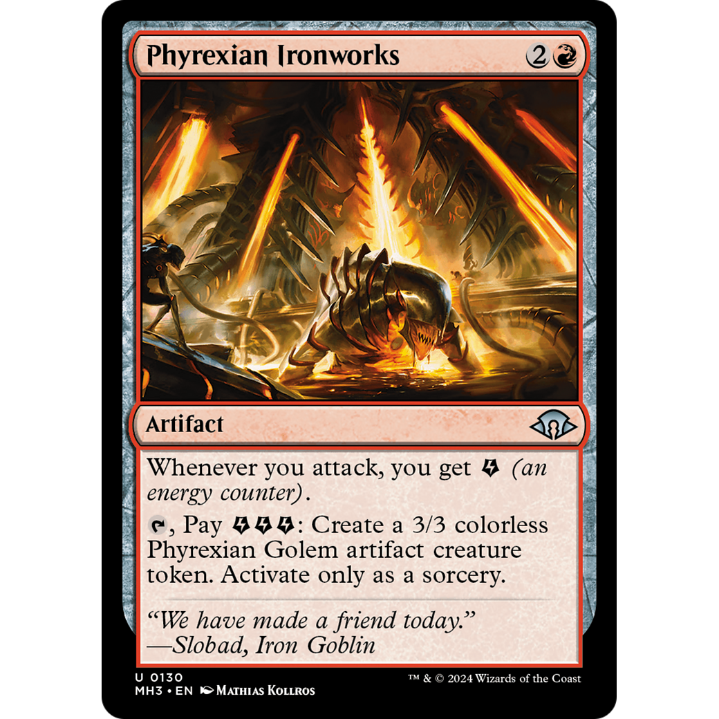Phyrexian Ironworks (MH3-130) - Modern Horizons 3 Foil