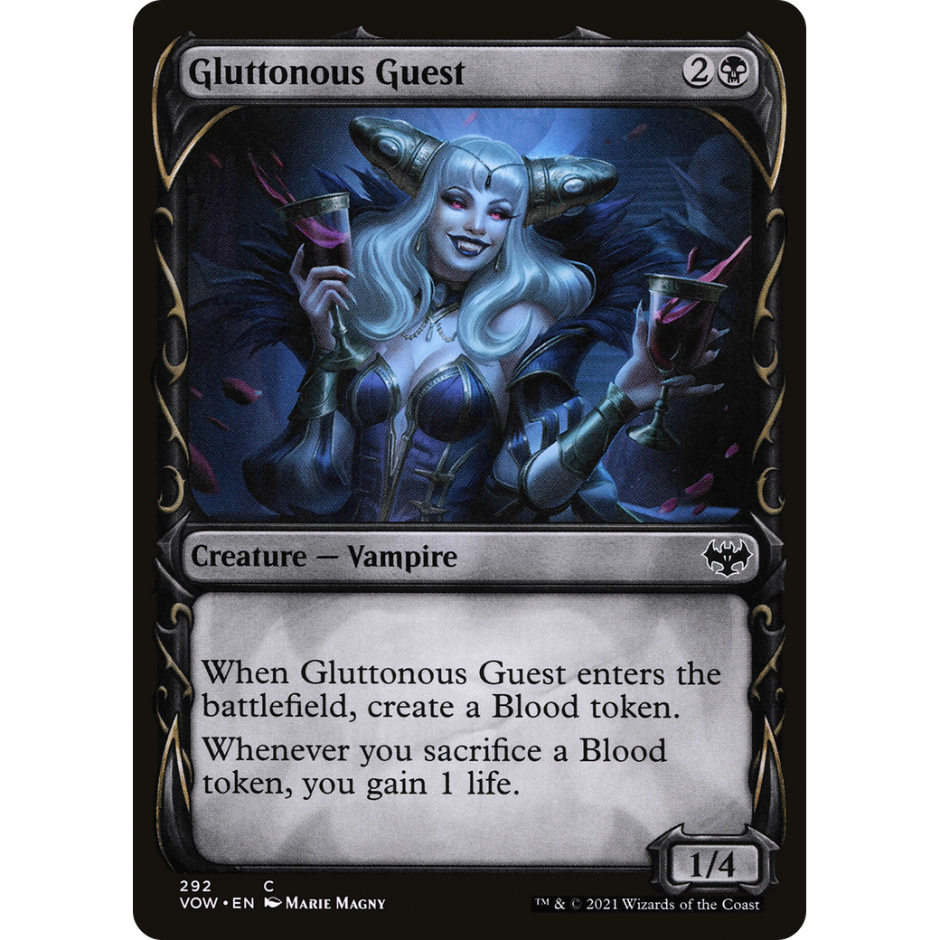 Gluttonous Guest (Showcase) (VOW-292) - Innistrad: Crimson Vow: (Showcase)