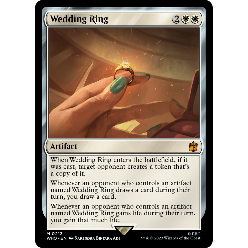 Wedding Ring (WHO-213) - Doctor Who Foil