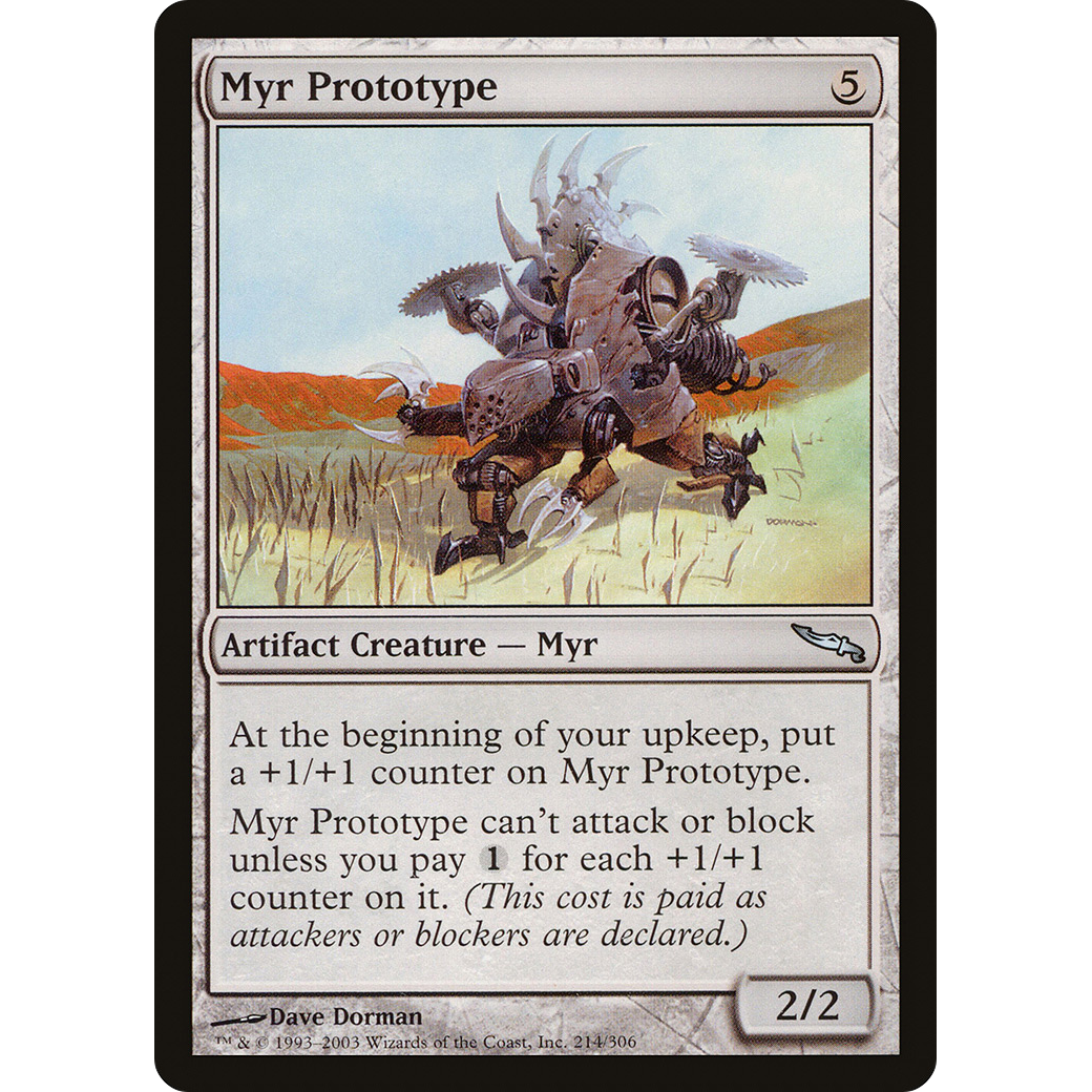 Myr Prototype (MRD-214) - Mirrodin Foil