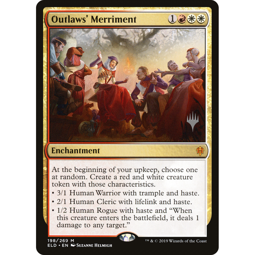 Outlaws' Merriment (PPELD-198) - Throne of Eldraine Promos Foil