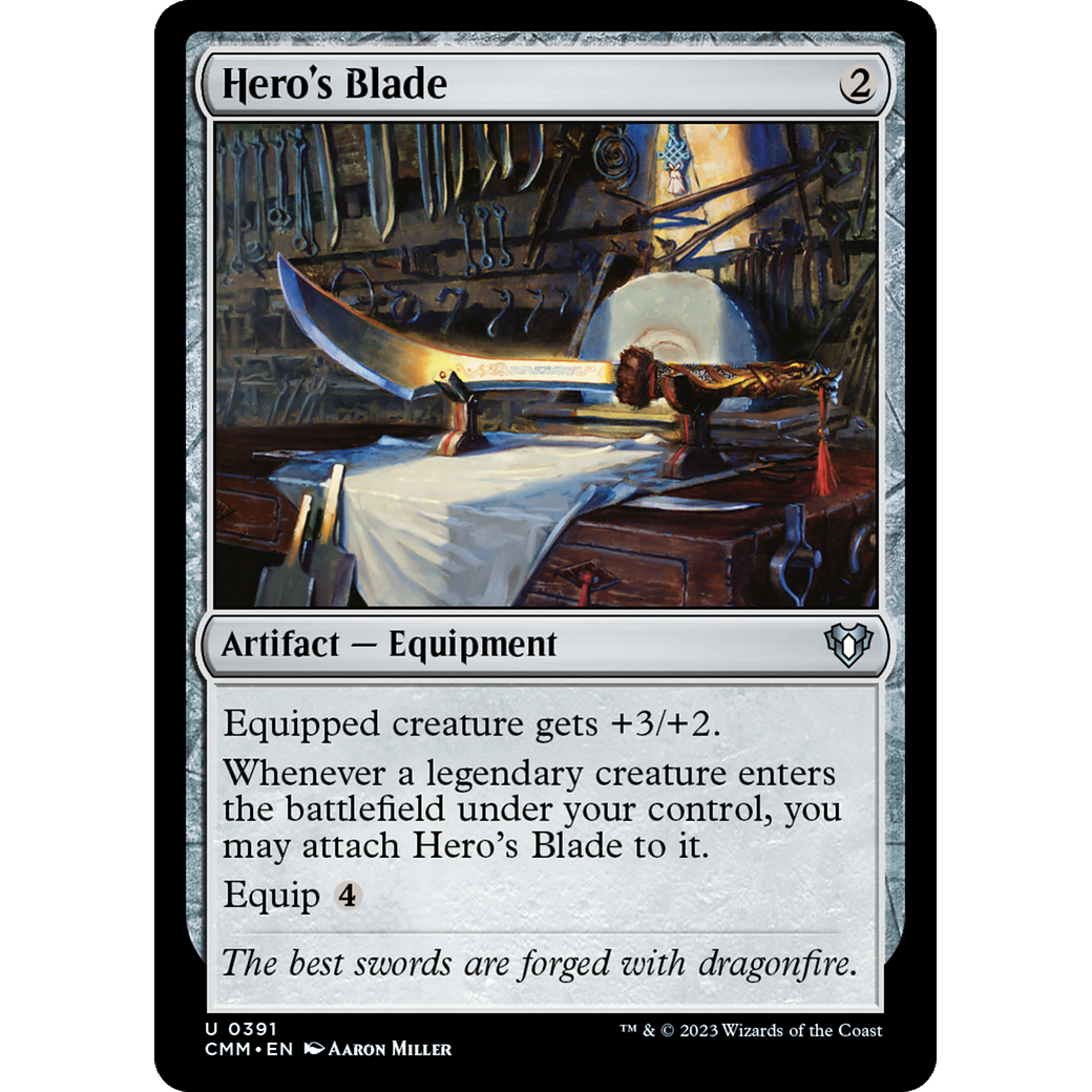 Hero's Blade (CMM-391) - Commander Masters Foil