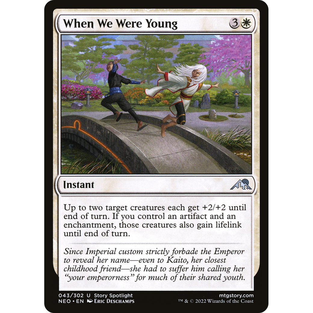 When We Were Young (NEO-043) - Kamigawa: Neon Dynasty