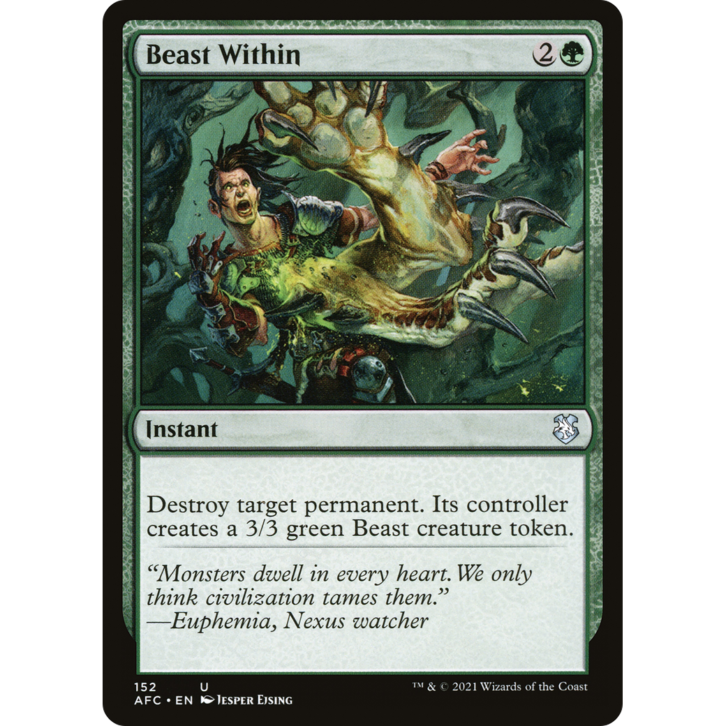 Beast Within (AFC-152) - Forgotten Realms Commander