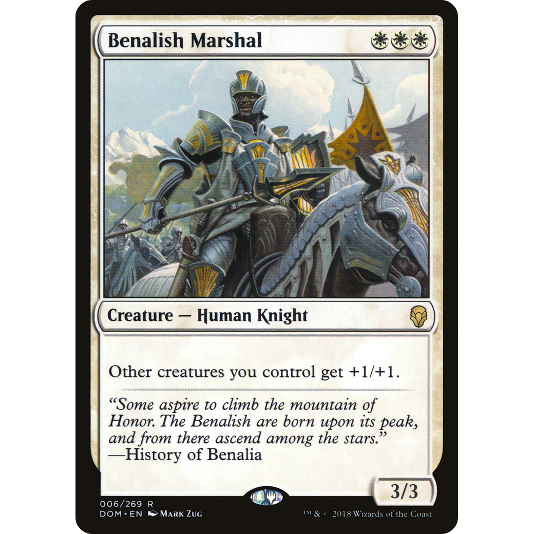 Benalish Marshal (DOM-006) - Dominaria