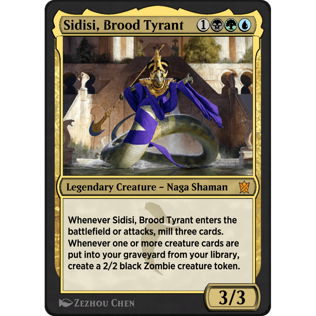 Sidisi, Brood Tyrant (KTK-199Y) - Khans of Tarkir