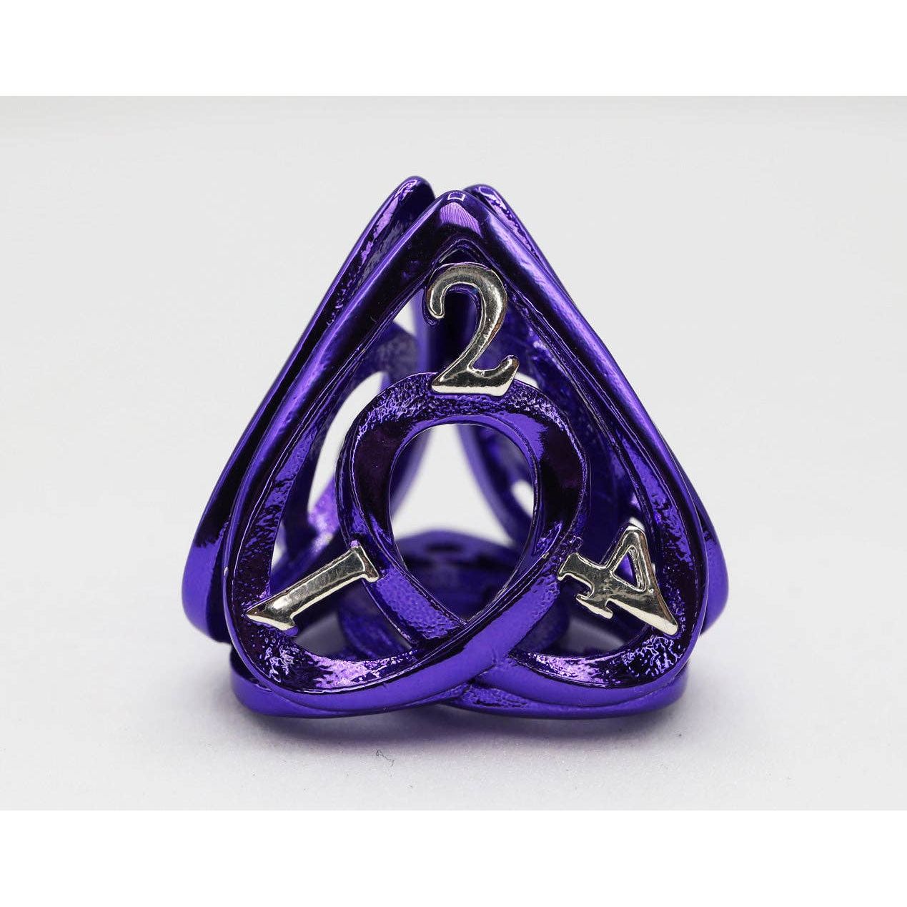 Hollow Hearts: Purple - Metal RPG Dice Set