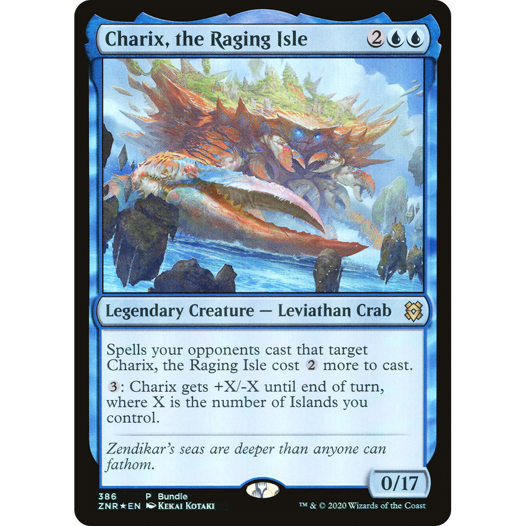 Charix, the Raging Isle (ZNR Bundle) (UMP-386) - Zendikar Rising Foil