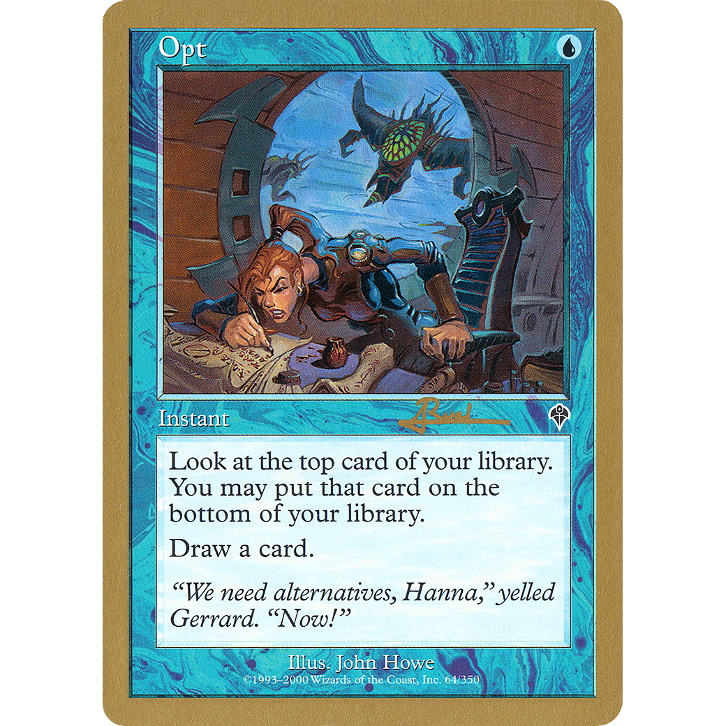 Opt - 2001 Antoine Ruel (INV) (WCD-) - World Championship Decks 2001