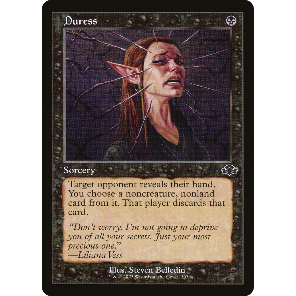 Duress (Retro Frame) (DMR-303) - Dominaria Remastered