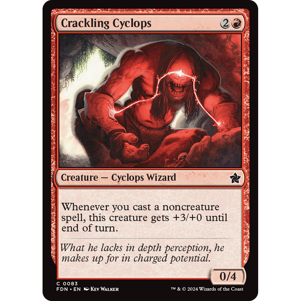 Crackling Cyclops (FDN-083) - Foundations Foil