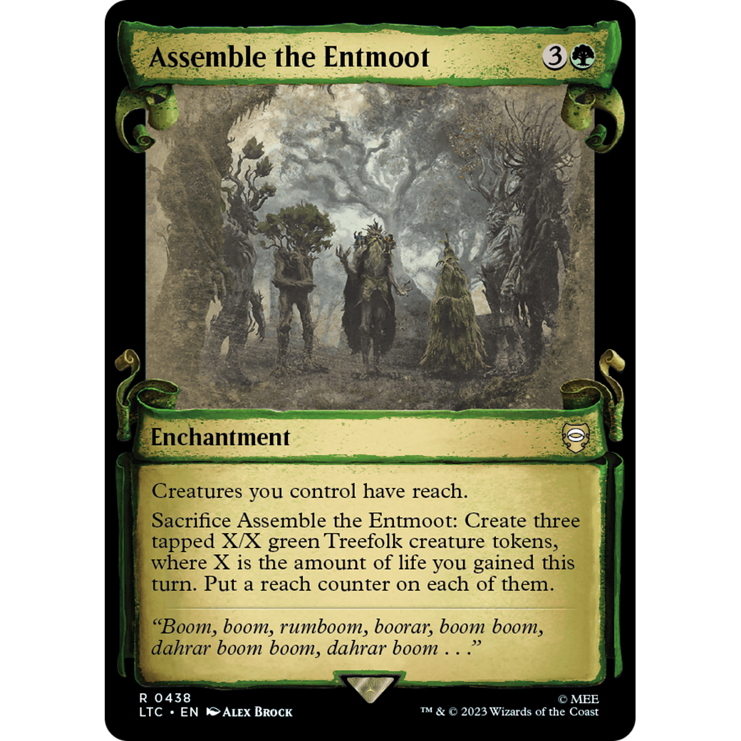 Assemble the Entmoot (LTC-438) - Tales of Middle-earth Commander: (Showcase) Foil
