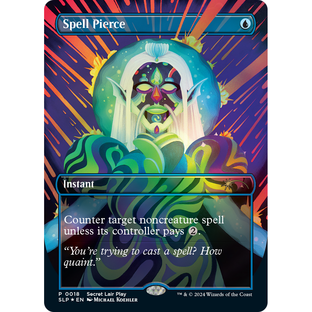 Spell Pierce (SLP-018) - Secret Lair Showdown (Borderless) Foil