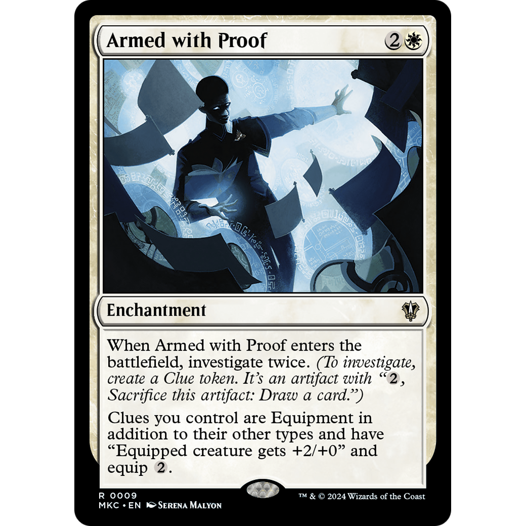 Armed with Proof (MKC-009) - Murders at Karlov Manor Commander