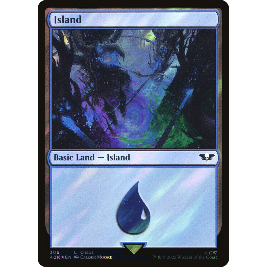 Island (40K-308) - Warhammer 40,000 Commander Foil