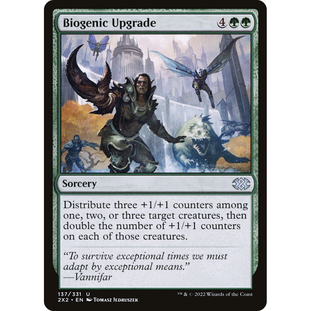 Biogenic Upgrade (2X2-137) - Double Masters 2022 Foil