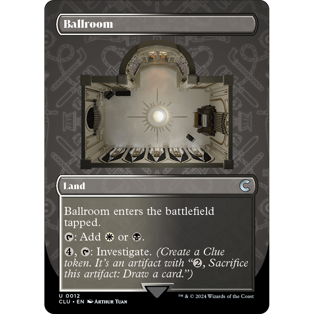 Ballroom (Borderless) (CLU-012) - Ravnica: Clue Edition (Borderless)