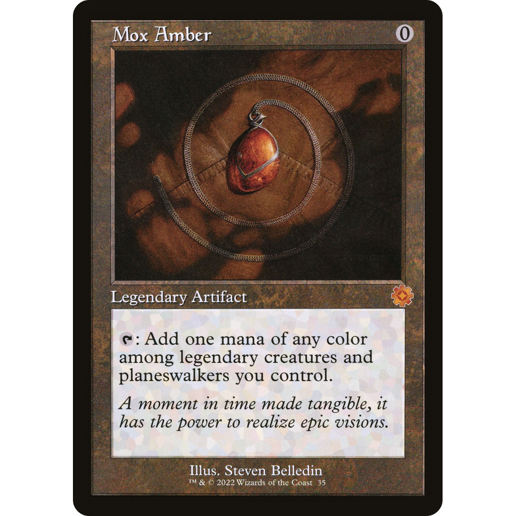 Mox Amber (BRR-035) - The Brothers' War Retro Artifacts