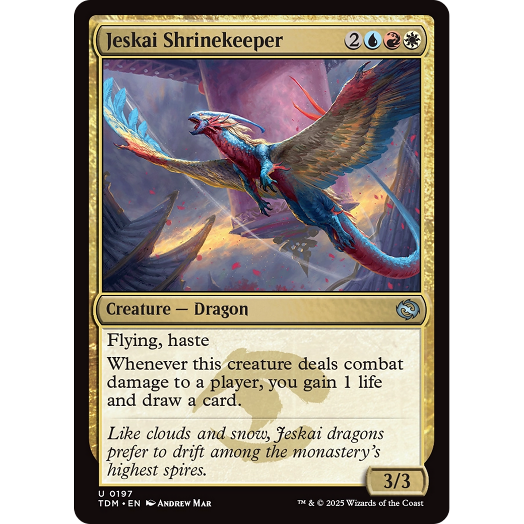 Jeskai Shrinekeeper (TDM-197) - Tarkir: Dragonstorm